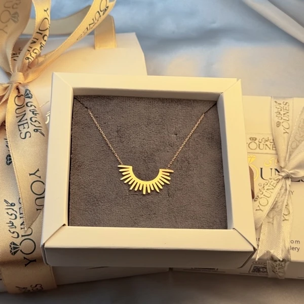 گردنبند خورشید طلا